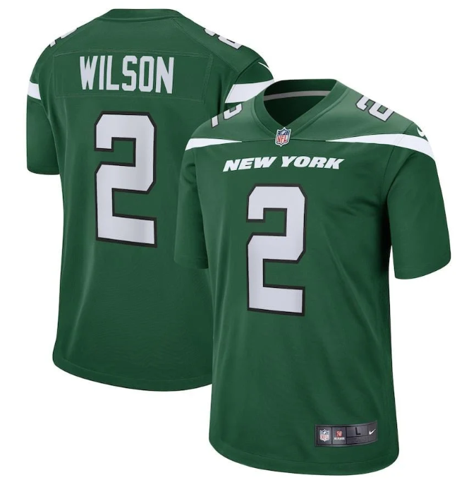 Zach Wilson #2 New York Jets Black Game Jersey – Nike Men's