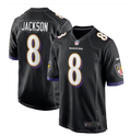 Lamar Jackson #8 Baltimore Ravens Black Nike Alternate Game Jersey