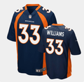 Javonte Williams #33 Dallas Cowboys Navy Alternate Game Jersey – Nike Men's