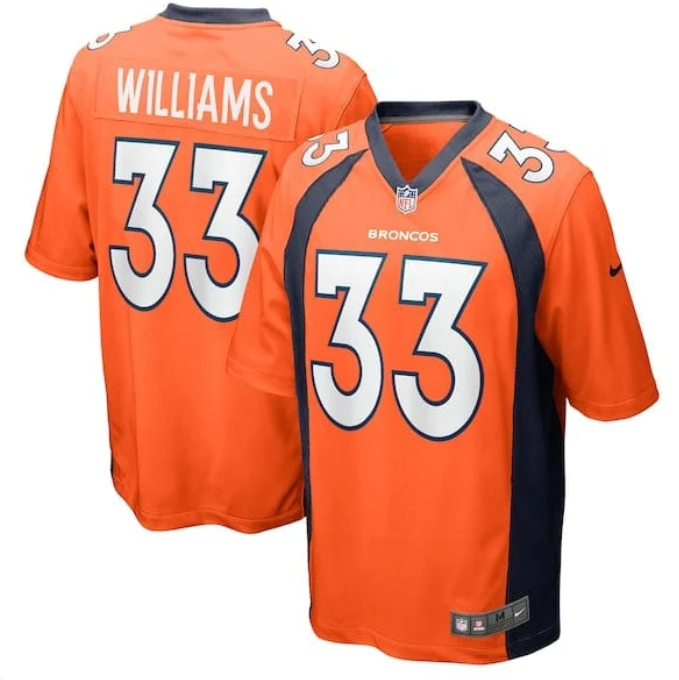 Javonte Williams #33 Dallas Cowboys Navy Alternate Game Jersey – Nike Men's