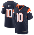 Bo Nix #10 Denver Broncos Alternate Game Jersey – Navy
