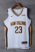 New Orleans Pelicans #23 Anthony Davis Nike Association Edition Swingman Jersey – White