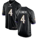 Zay Flowers #4 Baltimore Ravens Nike Limited Jersey – Alternate Purple