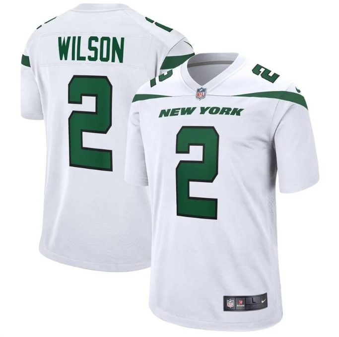 Zach Wilson #2 New York Jets Black Game Jersey – Nike Men's