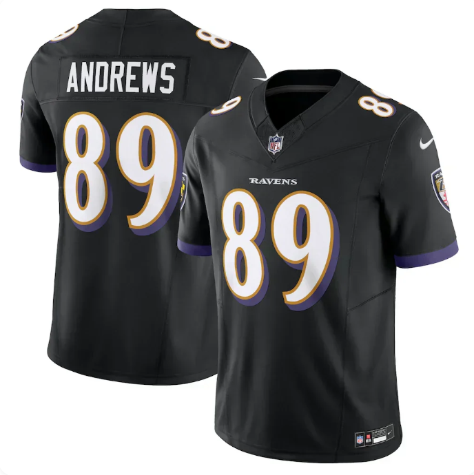 Mark Andrews #89 Baltimore Ravens Black Nike Stitched Jersey