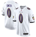 Roquan Smith #0 Baltimore Ravens Nike Game Jersey – White