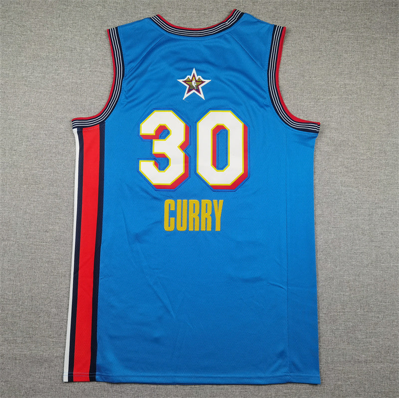 Stephen Curry #30 NBA All-Star Game 2025 Jordan Brand Swingman Jersey – Blue