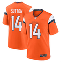 Courtland Sutton #14 Denver Broncos Game Jersey – Orange