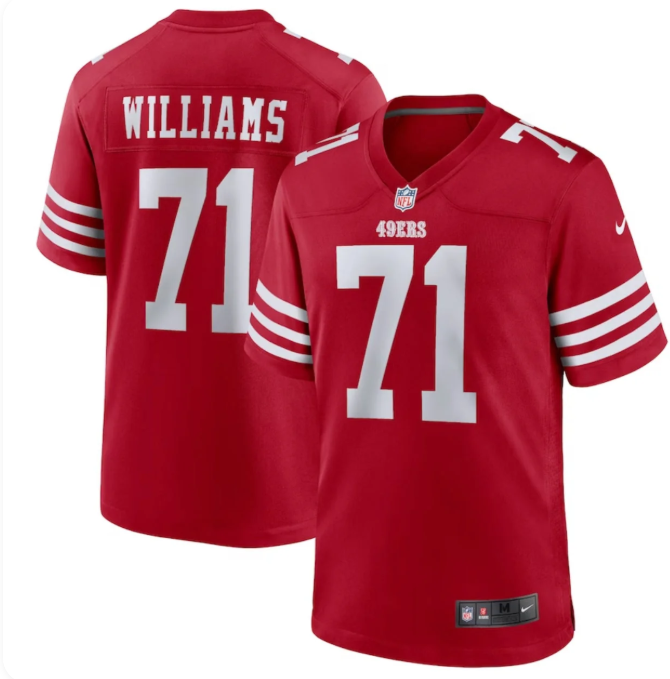 Trent Williams San Francisco 49ers Nike Alternate Game Player Jersey – Scarlet