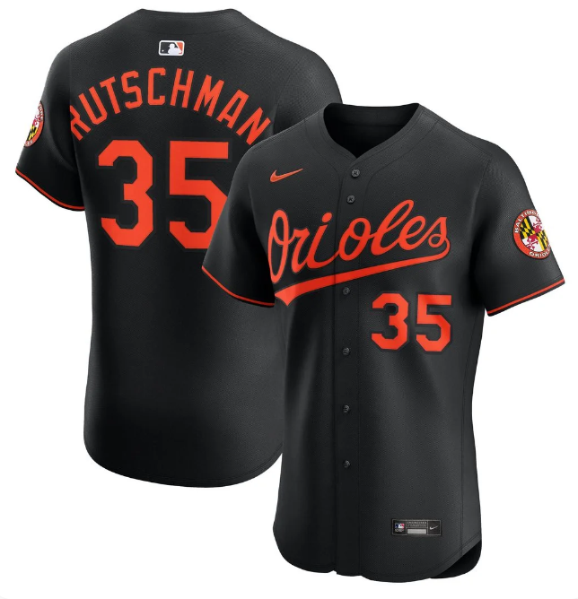 Adley Rutschman Baltimore Orioles Nike Elite Jersey – Alternate (Black)