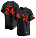Baltimore Orioles Men's Nike Zach Eflin Home Replica Jersey – Black