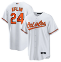 Baltimore Orioles Men's Nike Zach Eflin Home Replica Jersey – White