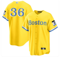 Triston Casas Boston Red Sox #36 Gold City Connect Baseball Jersey