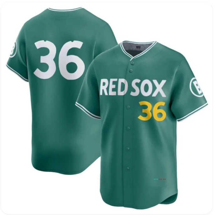 Triston Casas Boston Red Sox #36 Green City Connect Limited Baseball Jersey