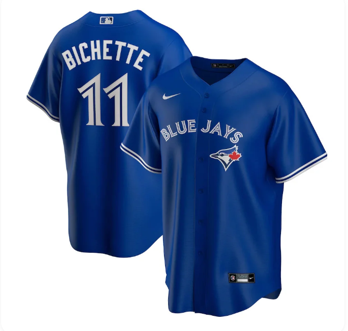Youth Toronto Blue Jays Bo Bichette #11 Home Royal Blue Replica Jersey