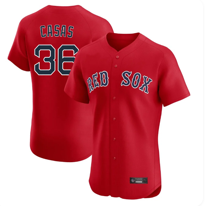 Triston Casas Boston Red Sox #36 Red Limited Elite Stitched Baseball Jersey
