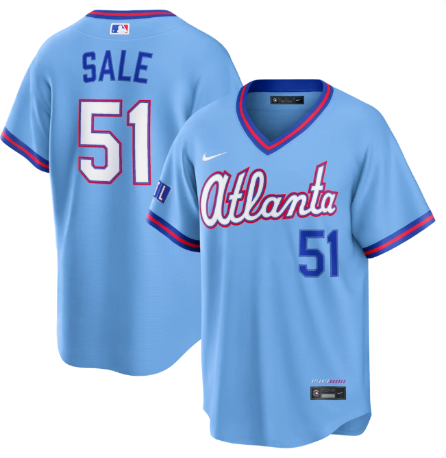 Atlanta Braves Nike 2026 City Connect Stadium Jersey – Powder Blue