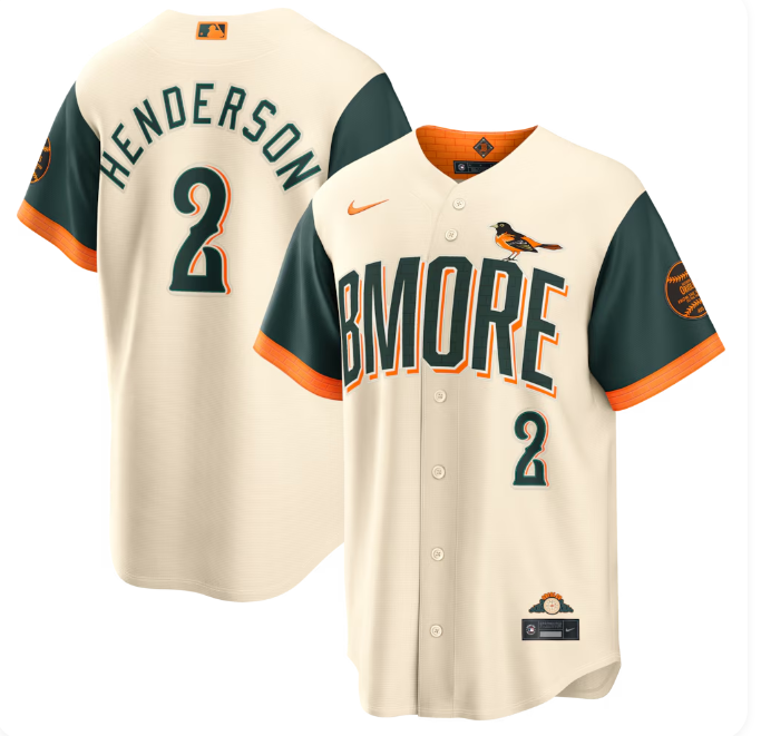 Gunnar Henderson #2 Baltimore Orioles 2026 City Connect Stadium Jersey