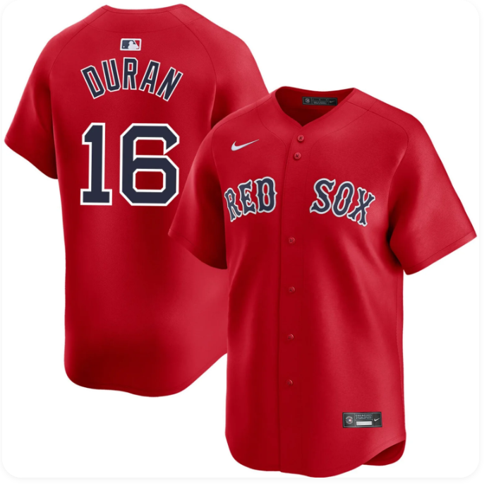 Jarren Duran #16 Boston Red Sox Alternate Limited Jersey – Red