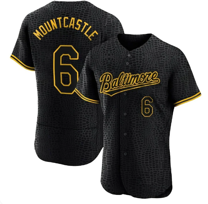 Ryan Mountcastle #6 Baltimore Orioles Black Nike City Connect Stitched Jersey