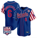 Ryan Mountcastle #6 Baltimore Orioles Royal Blue USA Independence Day Stitched Jersey