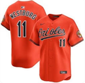 Jordan Westburg #11 Baltimore Orioles Orange Nike Official MLB Jersey