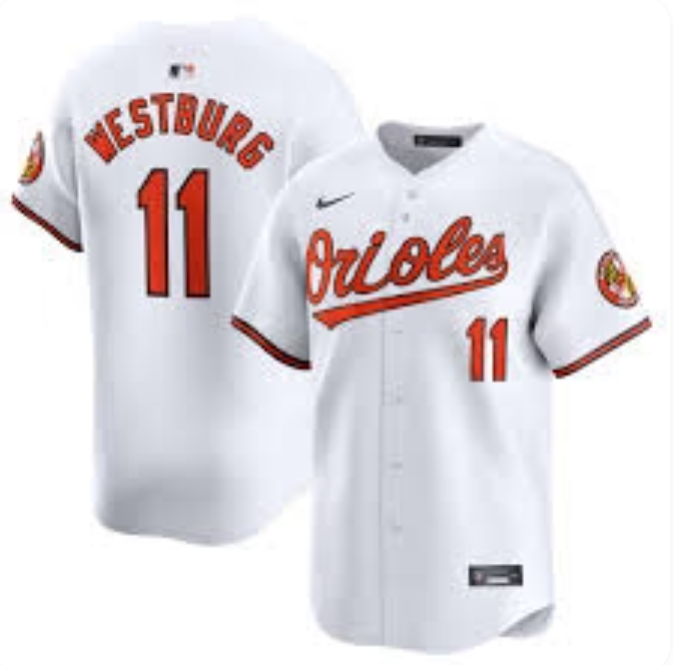 Jordan Westburg #11 Baltimore Orioles White Nike Youth Official MLB Jersey