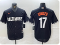 Men's Colton Cowser #17 Baltimore Orioles Black City Connect Player Jersey