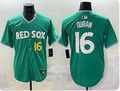 Men's Boston Red Sox Jarren Duran #16 Green 2025 City Connect Replica Player Jersey