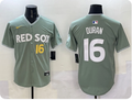 Men's Boston Red Sox Jarren Duran #16 Gray 2025 City Connect Limited Player Jersey