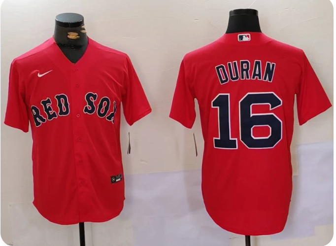 Men's Boston Red Sox Jarren Duran #16 Gray 2025 City Connect Limited Player Jersey