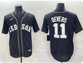 Men's Boston Red Sox Rafael Devers #11 Black Limited Player Jersey