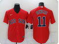 Men's Boston Red Sox Rafael Devers #11 Red Replica Baseball Jersey