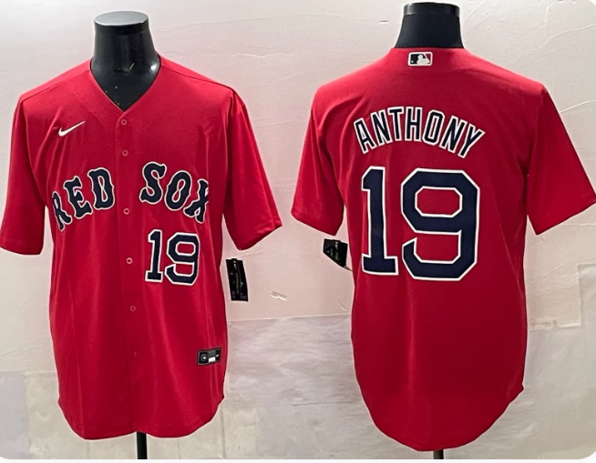 Men's Roman Anthony Boston Red Sox #19 Red Limited Player Jersey