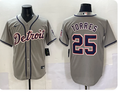 Detroit Tigers Men's Nike Gleyber Torres Limited Player Jersey – Gray