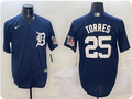 Detroit Tigers Men's Nike Gleyber Torres Replica Player Jersey – Navy