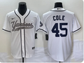 Men's New York Yankees Gerrit Cole White Player Jersey Joint Edition
