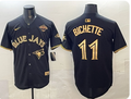 Men's Toronto Blue Jays Bo Bichette #11 Black Alternate Player Jersey
