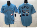 Men's Toronto Blue Jays Daulton Varsho #25 Powder Blue Player Replica Jersey