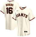 Men's Nike San Francisco Giants Rafael Devers #16 Home Cream Replica Player Jersey