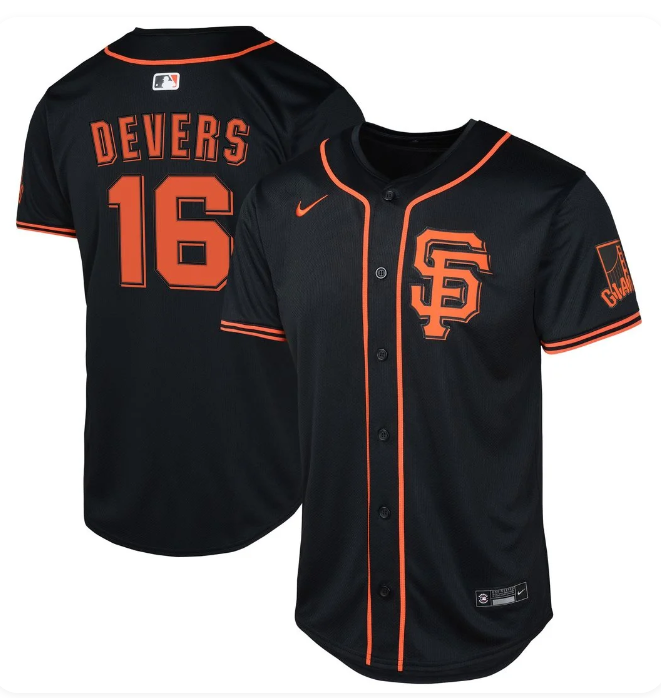 Men's Nike San Francisco Giants Rafael Devers Road Gray Limited Player Jersey