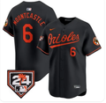 Ryan Mountcastle #6 Baltimore Orioles Black 2024 Spring Training Patch Stitched Jersey