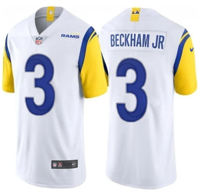 Odell Beckham Jr. #3 Los Angeles Rams Nike Game Stitched Jersey