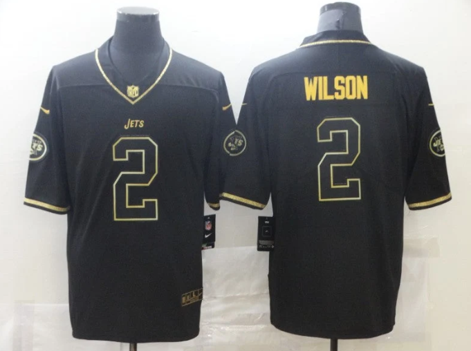 Zach Wilson #2 New York Jets Black Game Jersey – Nike Men's