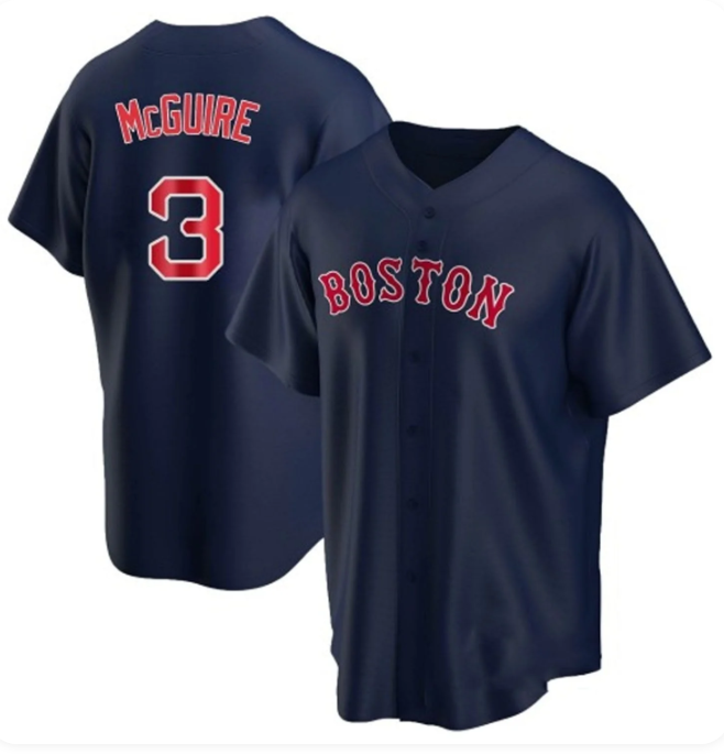 Reese McGuire Boston Red Sox #3 Jersey – Fan Edition