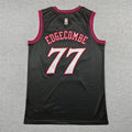 Men's Philadelphia 76ers #77 Edgecombe Nike Classic Edition Swingman Jersey – Black