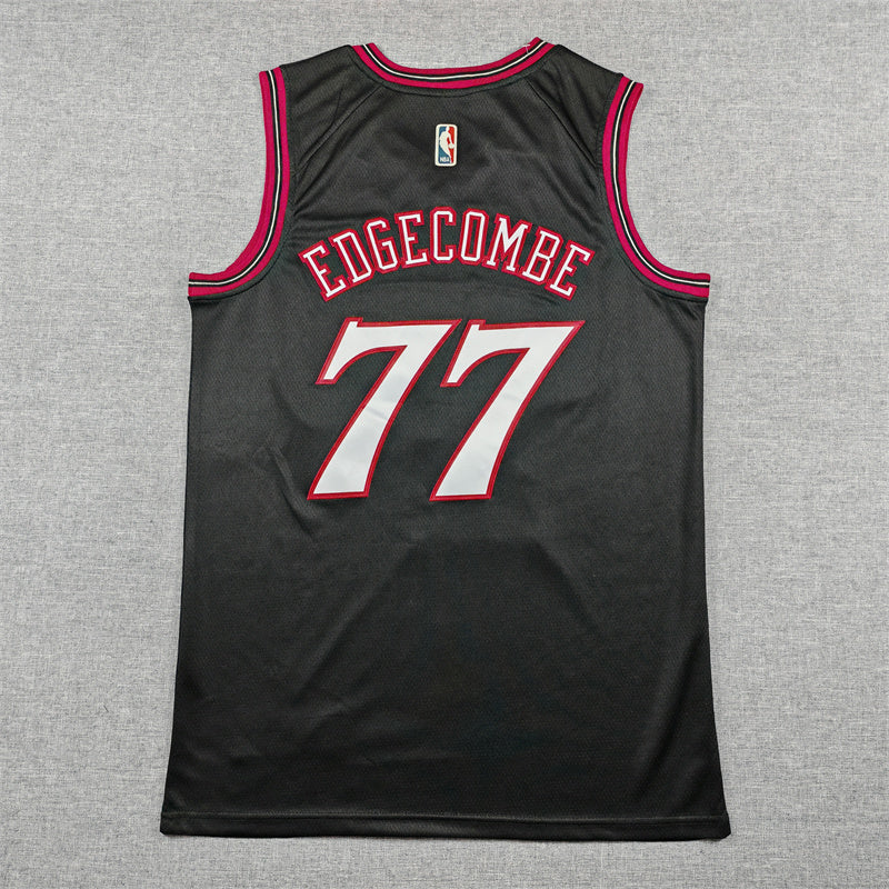Men's Philadelphia 76ers #77 Edgecombe Nike Classic Edition Swingman Jersey – Black