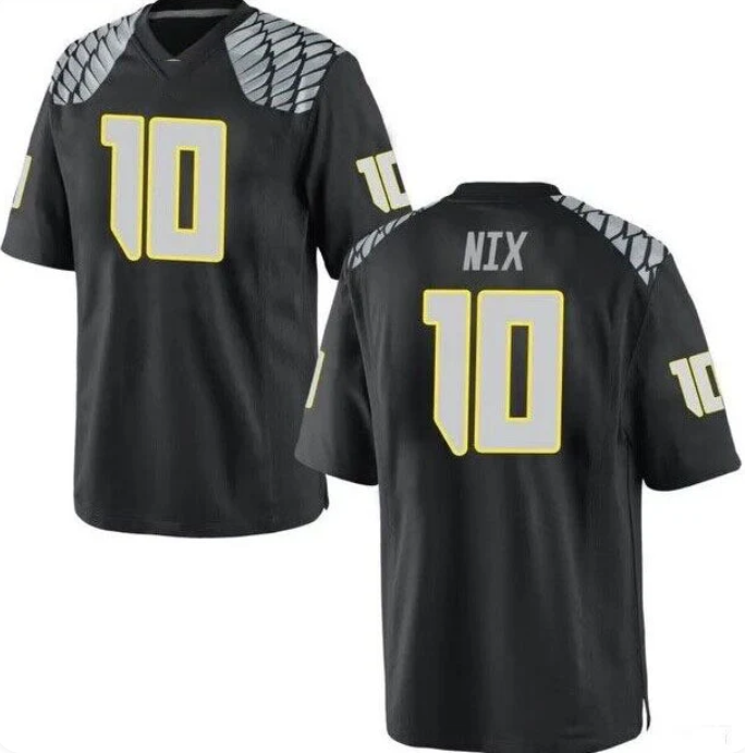 Bo Nix #10 Oregon Ducks Alternate Game Jersey – Sequoia