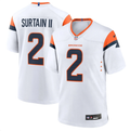 Patrick Surtain II #2 Denver Broncos White Mile High Collection Game Jersey – Nike Men's