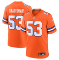 Randy Gradishar #53 Denver Broncos Orange Mile High Collection 1977 Throwback Retired Game Jersey – Nike Men's